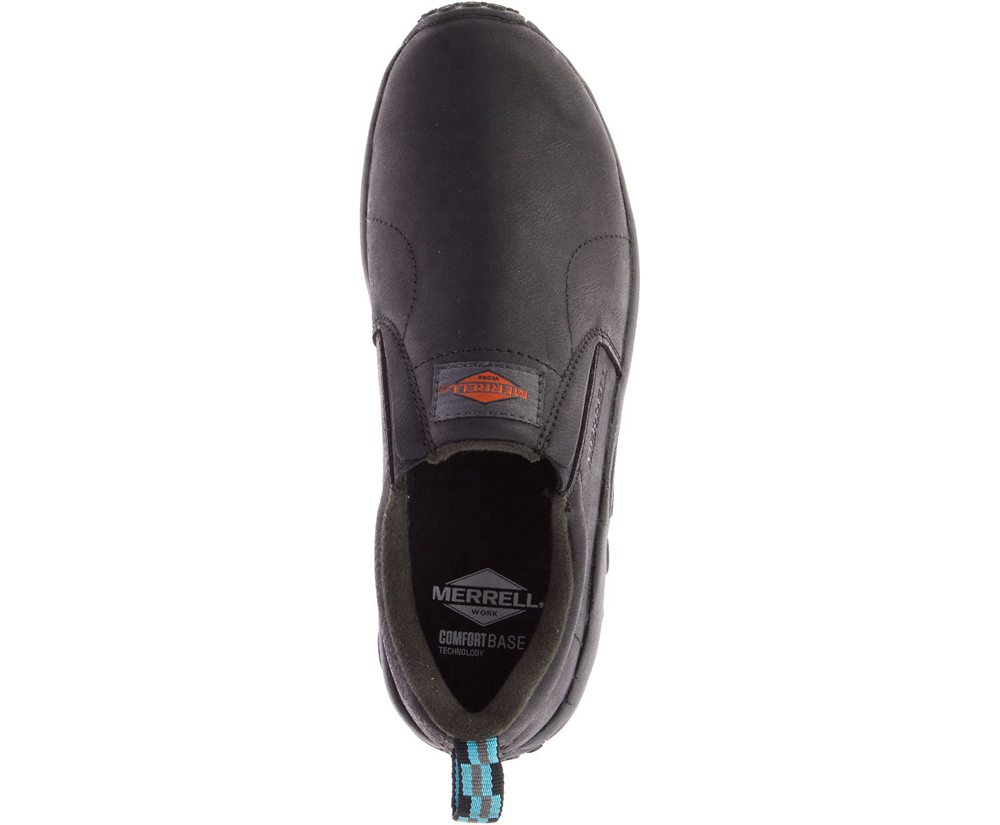 Merrell Barefoot Sko Dame - Jungle Moc Læder Sr Work - Sort - KQW324976